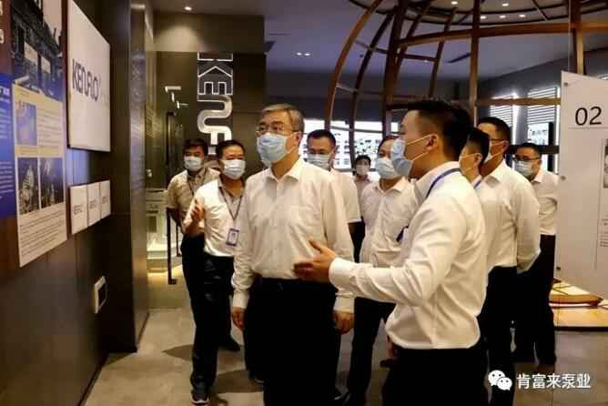 佛山市委书记鲁毅到南京永强整体家居解决方案有限公司调研